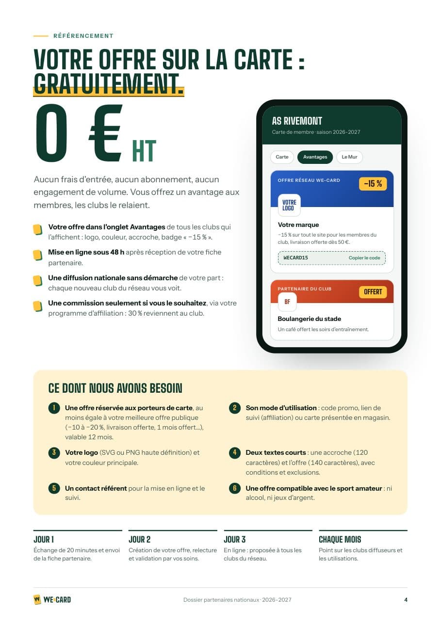 Page 4 du dossier partenaires